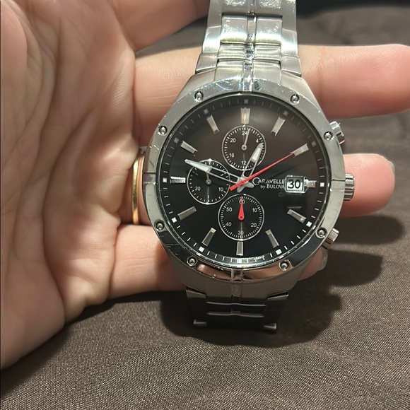 Bulova Men's Stainless Steel Chronograph Watch - Picture 1 of 2